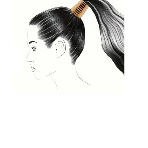 Κομψό Μεταλλικό Κάλυμμα Αλογοουράς - Hair Cuff / Μανσέτα Μαλλιών για Μοντέρνο Στυλ