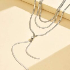 Κολιέ Snake Chain - Ασημί & Χρυσό