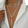 Κολιέ Snake Chain - Ασημί & Χρυσό