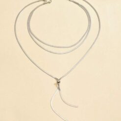 Κολιέ Snake Chain - Ασημί & Χρυσό