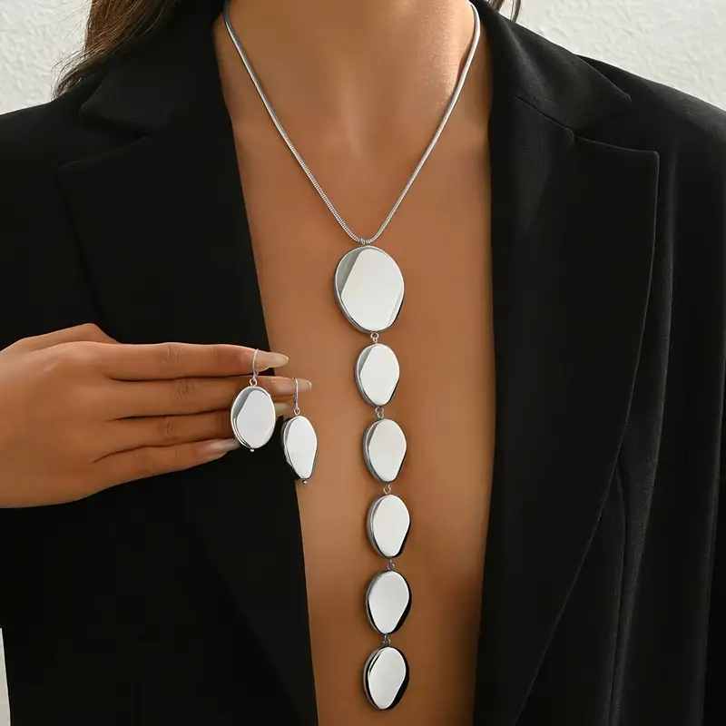 Γυναικεία Σετ Σκουλαρίκια Κολιέ CB80388 Ανοξείδωτο Ατσάλι - Image 3