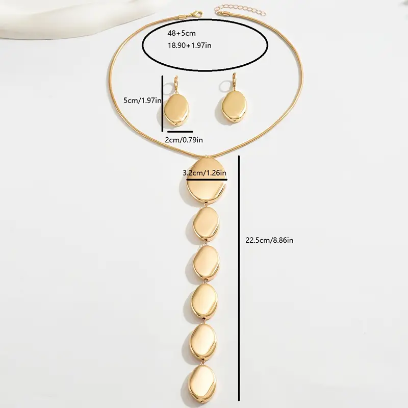 Γυναικεία Σετ Σκουλαρίκια Κολιέ CB80388 Ανοξείδωτο Ατσάλι - Image 9