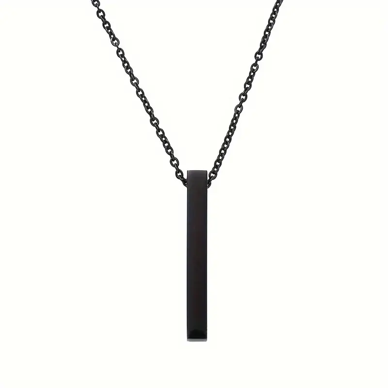 Κολιέ Μπάρα (Bar Necklace) από Ανοξείδωτο Ατσάλι σε 4 Χρώματα: Χρυσό, Ροζ Χρυσό, Ασημί & Μαύρο
