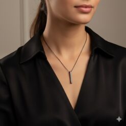Κολιέ Μπάρα (Bar Necklace) από Ανοξείδωτο Ατσάλι σε 4 Χρώματα: Χρυσό, Ροζ Χρυσό, Ασημί & Μαύρο