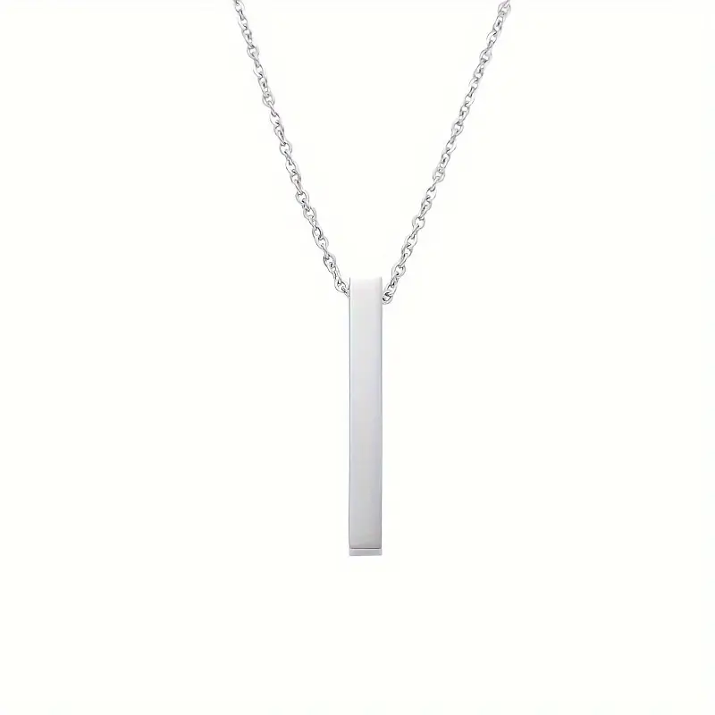 Κολιέ Μπάρα (Bar Necklace) από Ανοξείδωτο Ατσάλι σε 4 Χρώματα: Χρυσό, Ροζ Χρυσό, Ασημί & Μαύρο