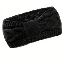 Πλεκτή Χειμερινή Κορδέλα Μαλλιών με Φλις - Ζεστή και Στιλάτη