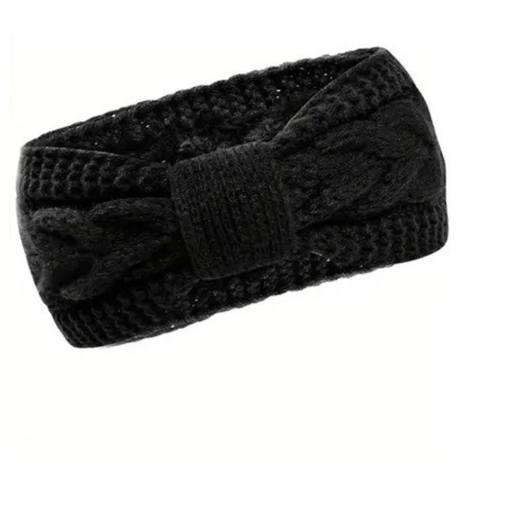 Πλεκτή Χειμερινή Κορδέλα Μαλλιών με Φλις - Ζεστή και Στιλάτη