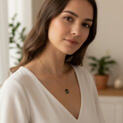 Κολιέ με Αρχικό Γράμμα Δ – Χειροποίητο με Επιχρύσωση