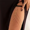 Χρυσή Αλυσίδα Μηρού με Κρύσταλλα | Sexy Leg Chain Body Jewelry
