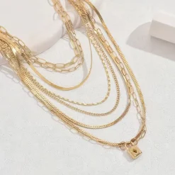 Σετ Κολιέ Πολλαπλών Στρώσεων Layering (8 σε 1)