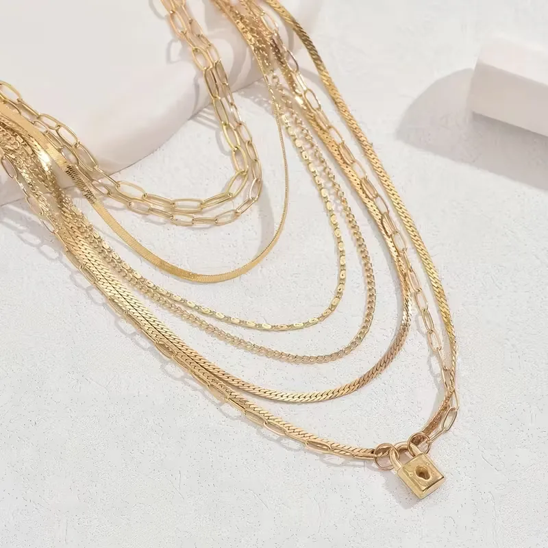 Σετ Κολιέ Πολλαπλών Στρώσεων Layering (8 σε 1)