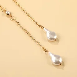 Κόσμημα Πλάτης/Σώματος με Πέρλες - Αλυσίδα Πλάτης & Κολιέ Y