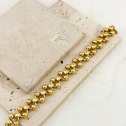 Βραχιόλι Αλυσίδα με Συνδέσμους-Μπίλιες