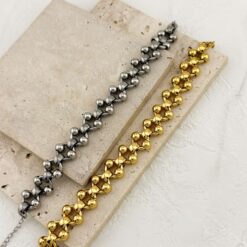 Βραχιόλι Αλυσίδα με Συνδέσμους-Μπίλιες