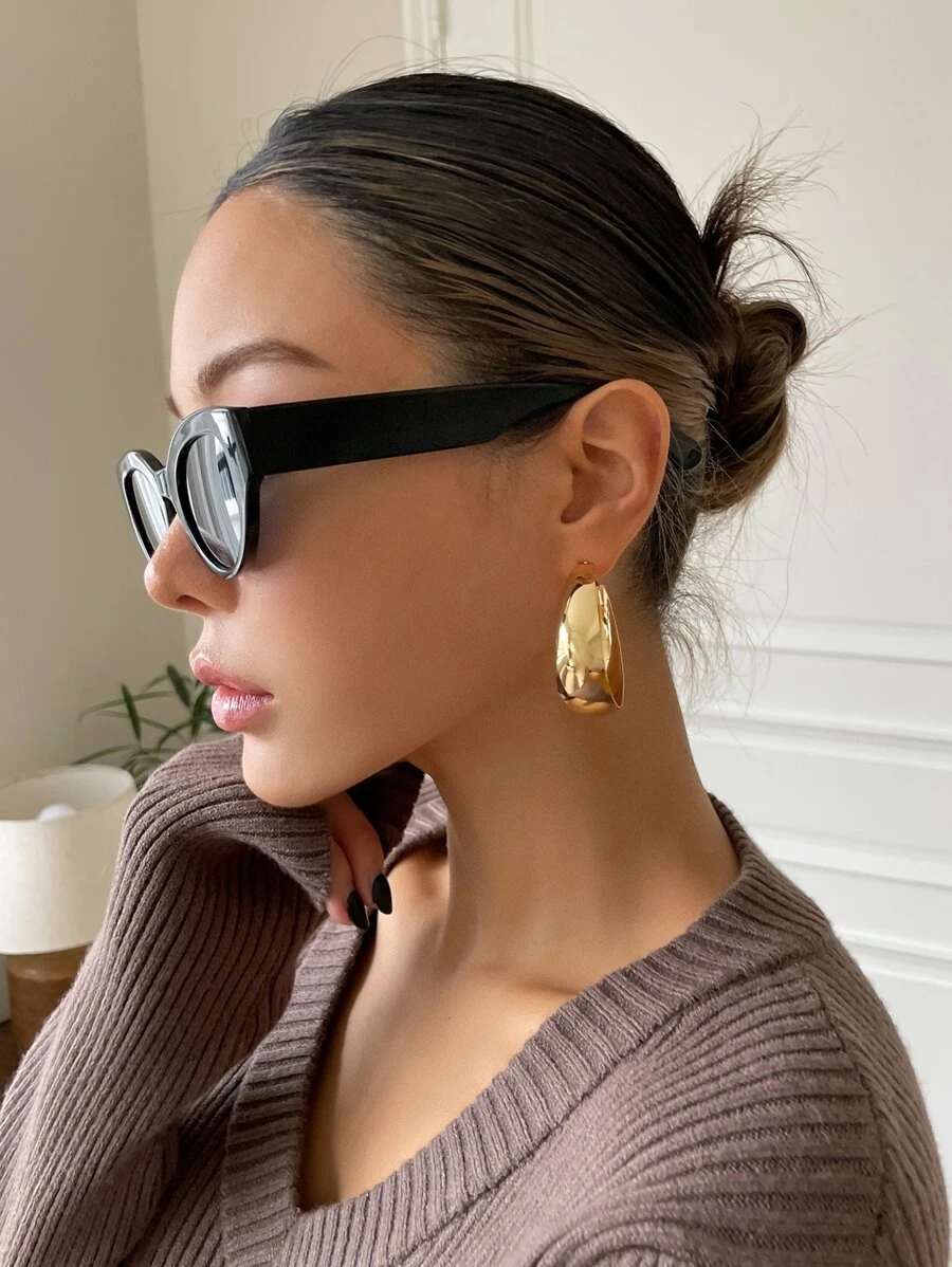 Chunky Φαρδιοί Κρίκοι | Hoop Σκουλαρίκια σε Χρυσό & Ασημί