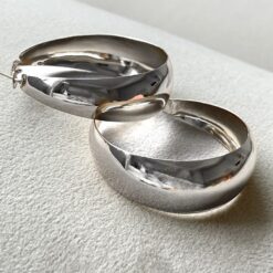 Chunky Φαρδιοί Κρίκοι | Hoop Σκουλαρίκια σε Χρυσό & Ασημί