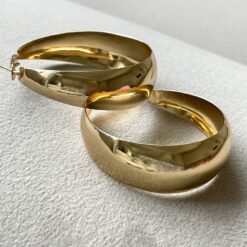 Chunky Φαρδιοί Κρίκοι | Hoop Σκουλαρίκια σε Χρυσό & Ασημί