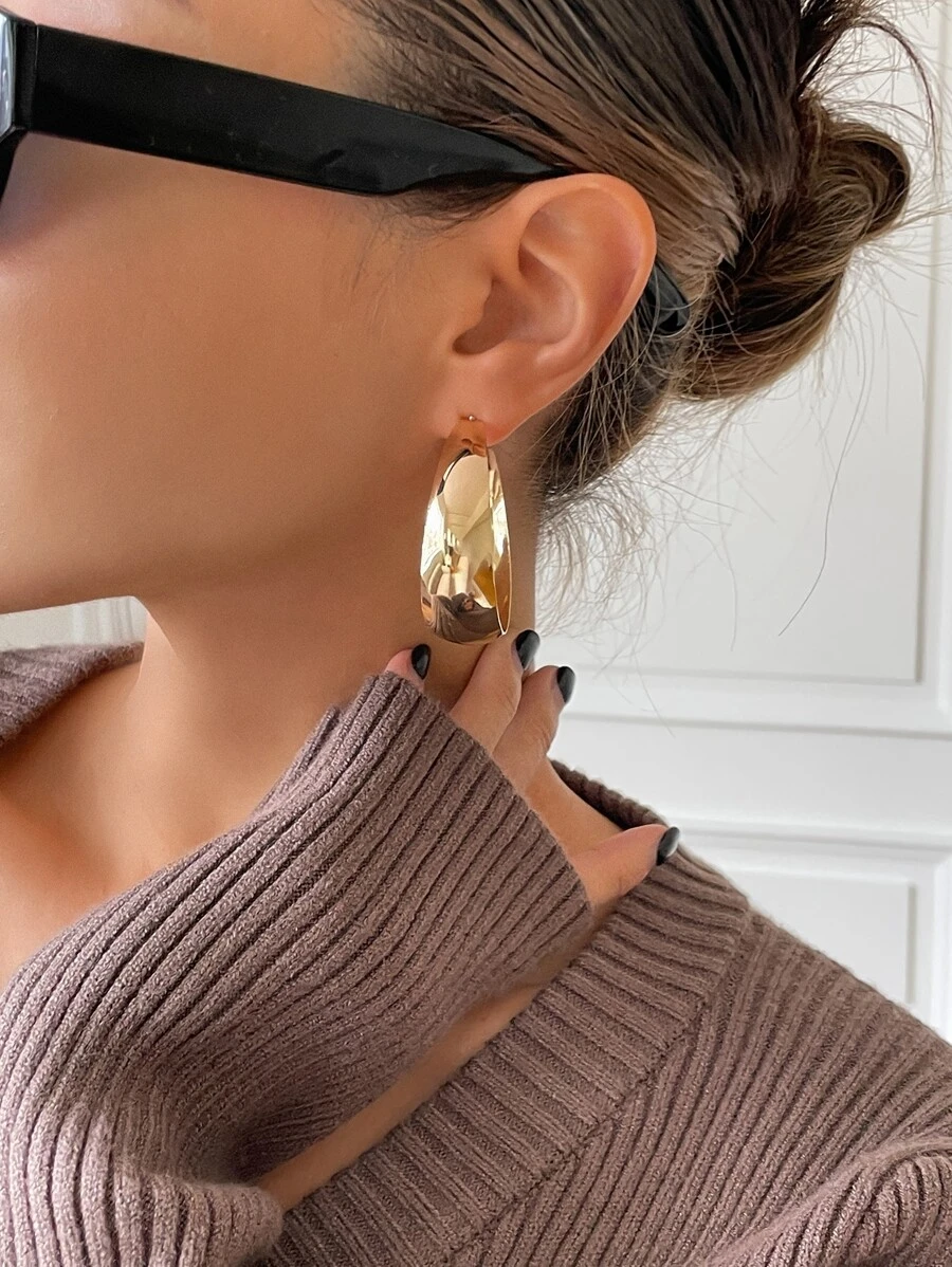 Chunky Φαρδιοί Κρίκοι | Hoop Σκουλαρίκια σε Χρυσό & Ασημί