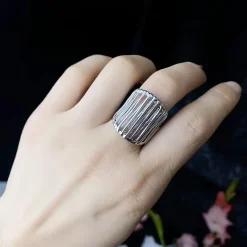 Εντυπωσιακά Ρυθμιζόμενα Δαχτυλίδια Cage σε Χρυσό και Ασημί (Σετ 2 Τεμαχίων)