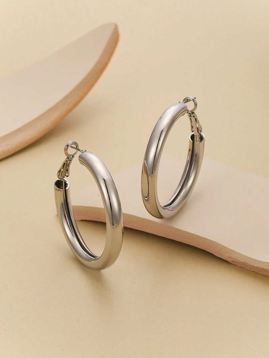 Bold Chunky Hoop Σκουλαρίκια Κρίκοι