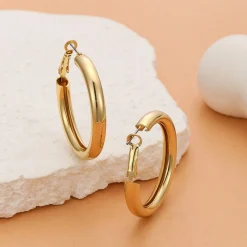 Bold Chunky Hoop Σκουλαρίκια Κρίκοι