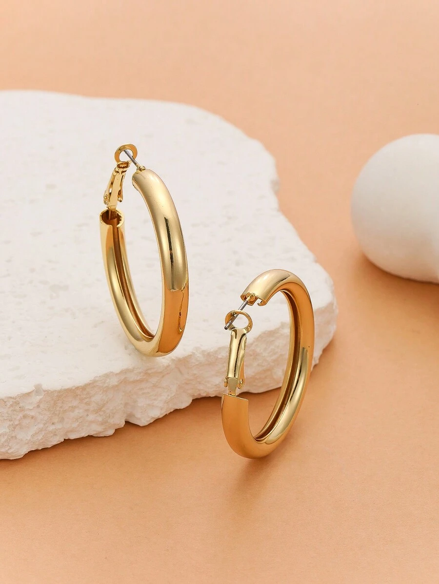 Bold Chunky Hoop Σκουλαρίκια Κρίκοι