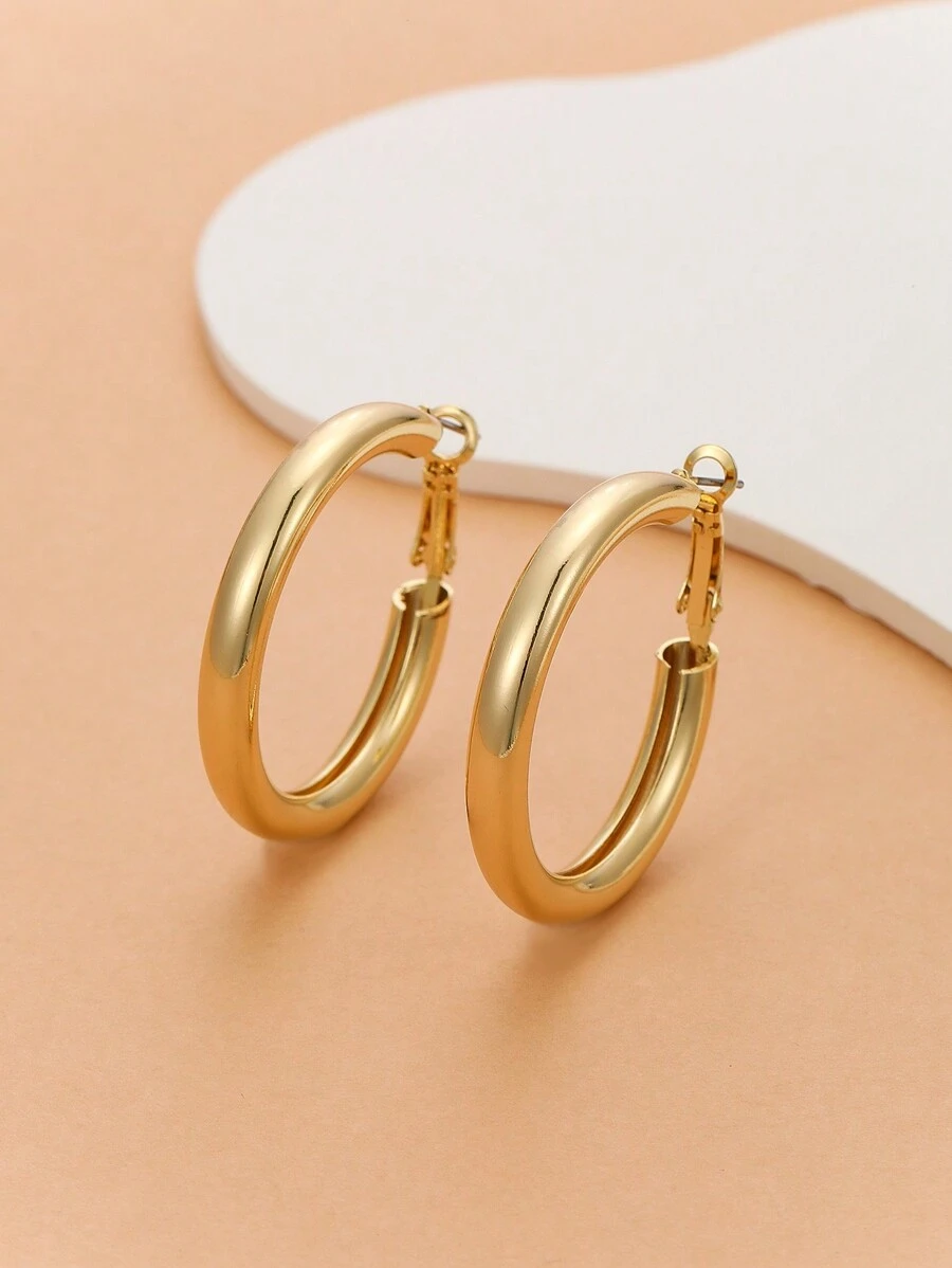 Bold Chunky Hoop Σκουλαρίκια Κρίκοι