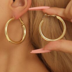 Bold Chunky Hoop Σκουλαρίκια Κρίκοι