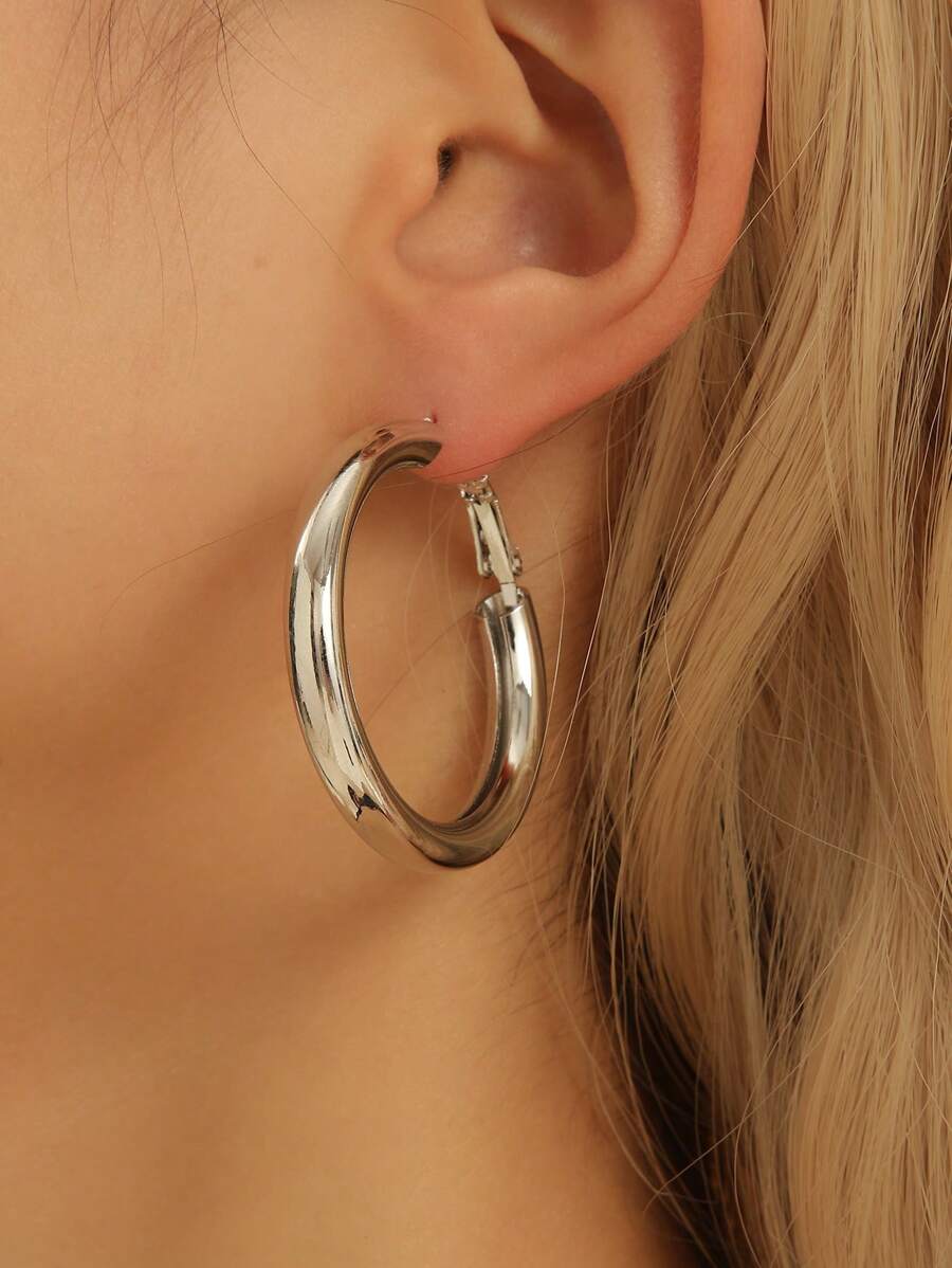 Bold Chunky Hoop Σκουλαρίκια Κρίκοι