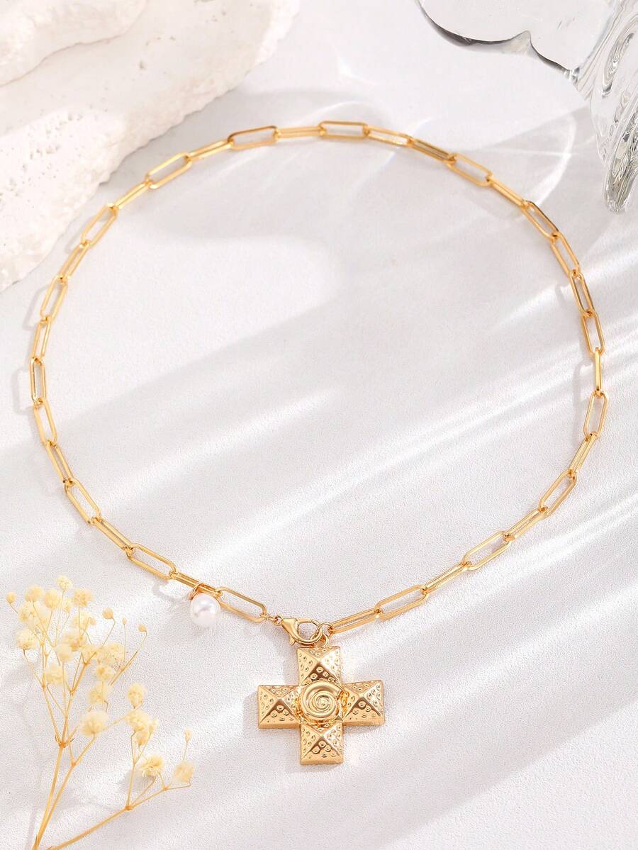 Γυναικείο Κολιέ CB80468 Χαλκός - Image 6