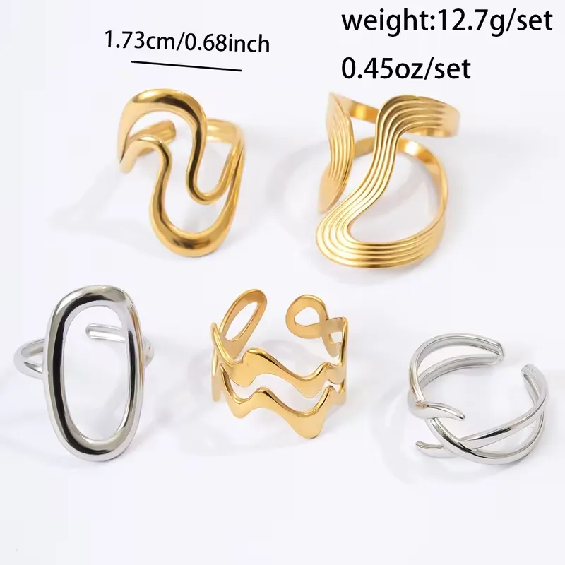 Σετ Minimal δαχτυλίδια