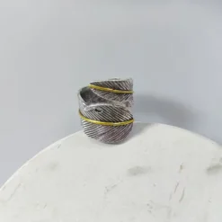 Vintage δαχτυλίδι φτερό