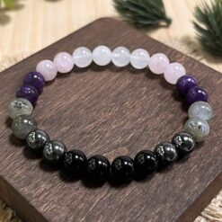 Χειροποίητο Βραχιόλι με Ημιπολύτιμους Λίθους – Ενέργεια, Προστασία & Συναισθηματική Ισορροπία