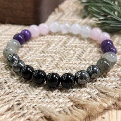 Χειροποίητο Βραχιόλι με Ημιπολύτιμους Λίθους – Ενέργεια, Προστασία & Συναισθηματική Ισορροπία