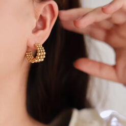 Γυναικεία Σκουλαρίκια CB80524 Ατσάλι