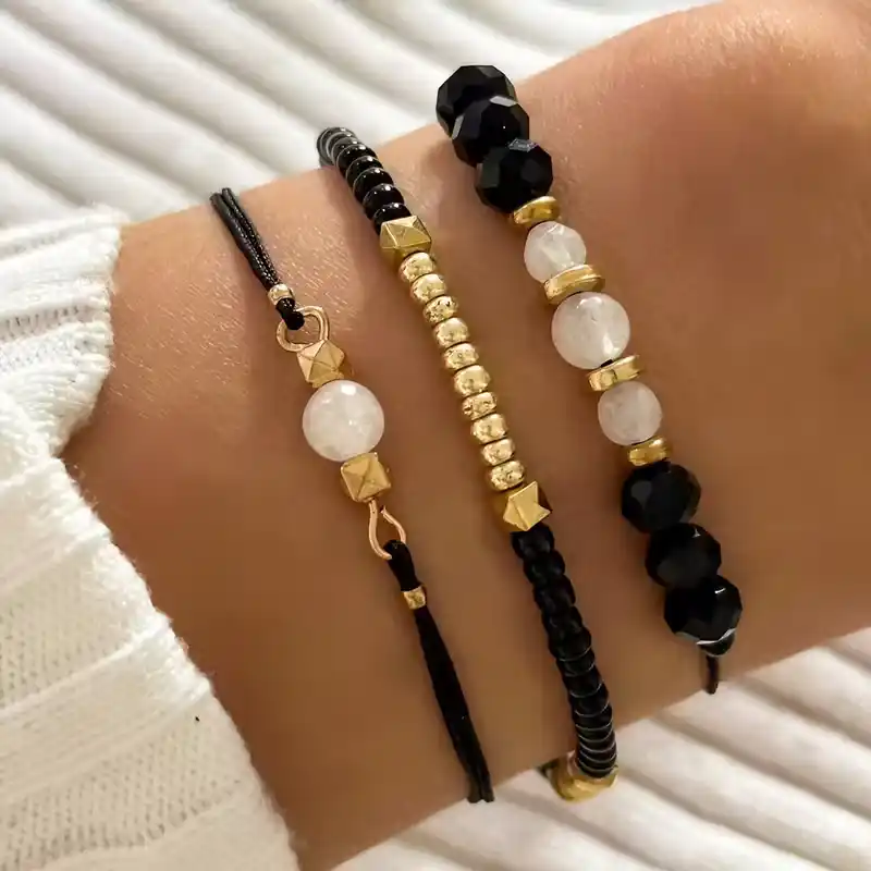 σετ γυναικεία βραχιόλια με χάντρες boho style