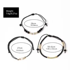 σετ γυναικεία βραχιόλια με χάντρες boho style