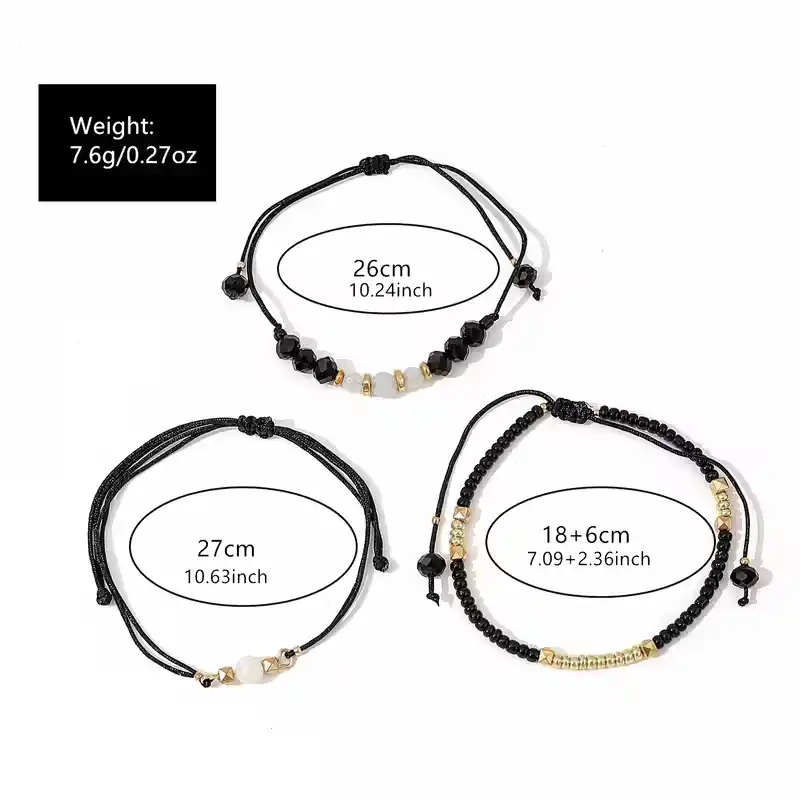 σετ γυναικεία βραχιόλια με χάντρες boho style