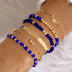 Σετ Γυναικεία Βραχιόλια Boho με Χάντρες | 6 Τεμάχια | chicbee.gr