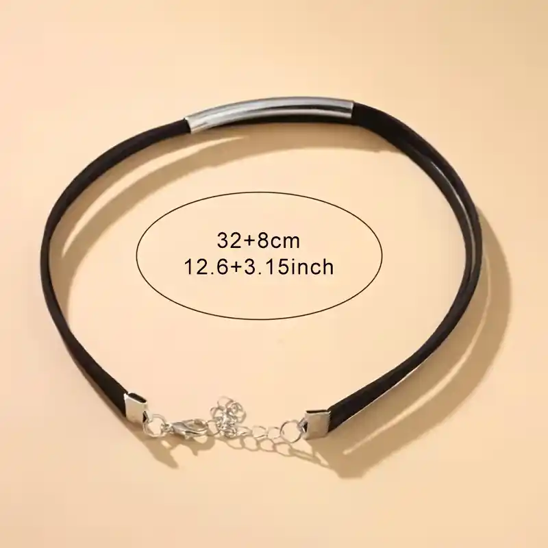 γυναικειο-διπλο-μαυρο-choker-λαιμου-φορεμενο-chicbee