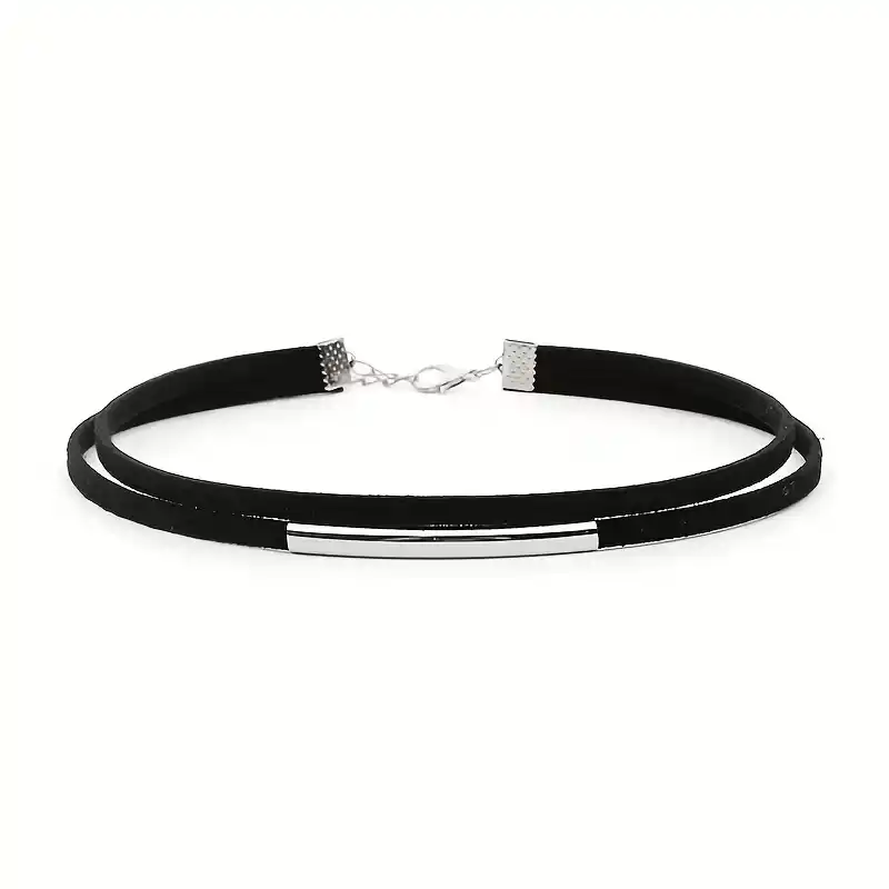γυναικειο-διπλο-μαυρο-choker-λαιμου-φορεμενο-chicbee