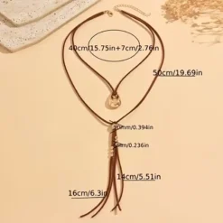 Γυναικείο Κολιέ CB80719 Κορδόνι Χαλκός - Image 5