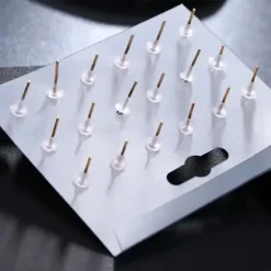 Σετ Σκουλαρίκια Καρφωτά 9 Ζευγάρια Strass (0.4-0.6cm) | Chicbee.gr